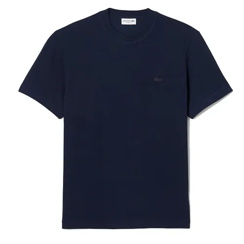 Áo Thun Nam Lacoste Men's Classic Shirt With Petit Piqué Collar TH5477 - 166 Màu Xanh Navy Size 4