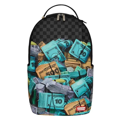 Balo Sprayground Monopoly Money Stacks Backpack Black 910B8782NSZ Màu Đen Họa Tiết