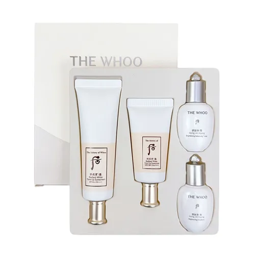 Bộ Kem Chống Nắng Nâng Tone Whoo Seol Radiant Tone Up Sunscreen 4 Món