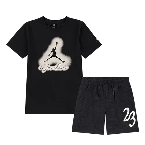 Bộ Quần Áo Cộc Tay Nam Nike Jordan Flight MVP Màu Đen Size S (Form Á)