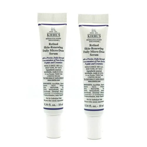 Combo 2 Tuýp Tinh Chất Hỗ Trợ Tái Tạo Làn Da Kiehl's Retinol Skin Renewing Daily Micro-Dose Serum  (2 x 10ml)
