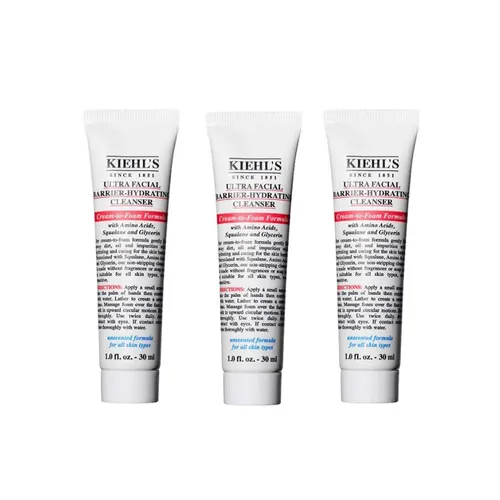Combo 3 Tuýp Sữa Rửa Mặt Dịu Nhẹ Kiehl’s Ultra Facial Cleanser (30ml x 3)