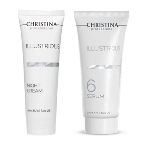 Combo Dưỡng Da Christina Illustrious 6 + Night Cream) 2 Món