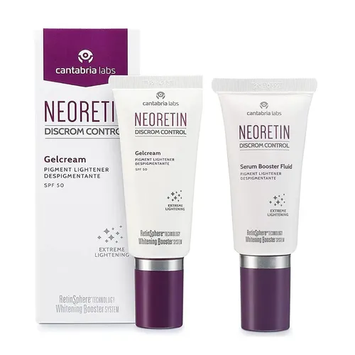 Combo Serum + Kem Chống Nắng Neoretin Discrom Control (30ml + 40ml)