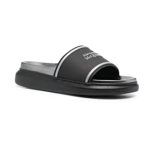 Dép Alexander Mcqueen 627188W4N42 Màu Đen Size 40