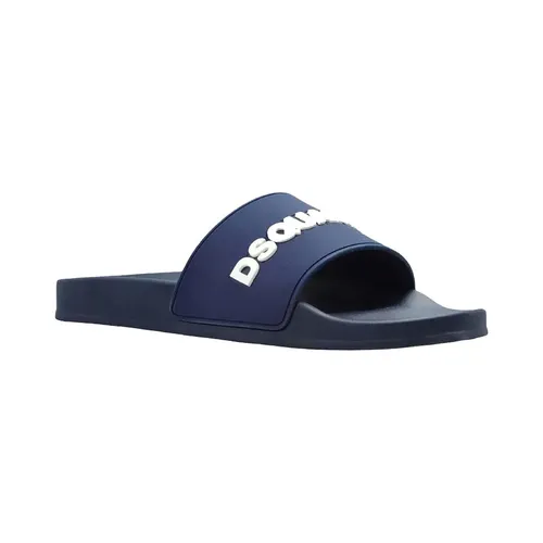 Dép Nam DSquared2 FFM0023 17205013 3081 Màu Xanh Navy Size 41
