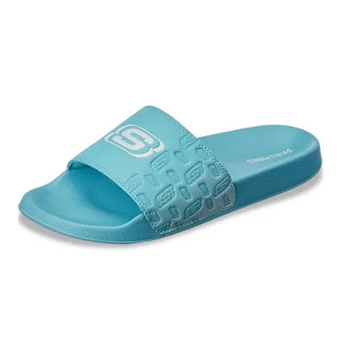 Dép Nữ Skechers Side Lines 2 Ombre Joy Turquoise Màu Xanh Ngọc Size 36