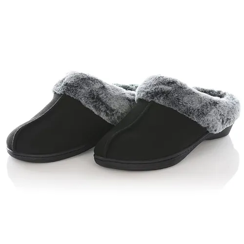 Dép Sục Nữ Powerstep Black Clog Slippers Màu Đen Size 38