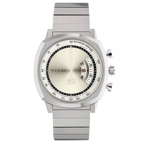 Đồng Hồ Nam Gucci Grip Watch 40mm Màu Bạc