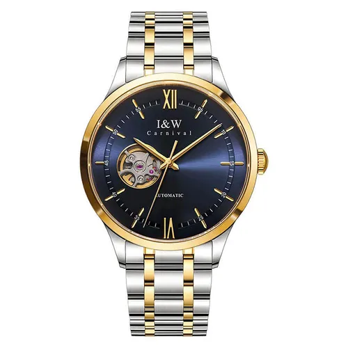 Đồng Hồ Nam I&W Carnival 40mm 570G-T2 Màu Xanh Bạc