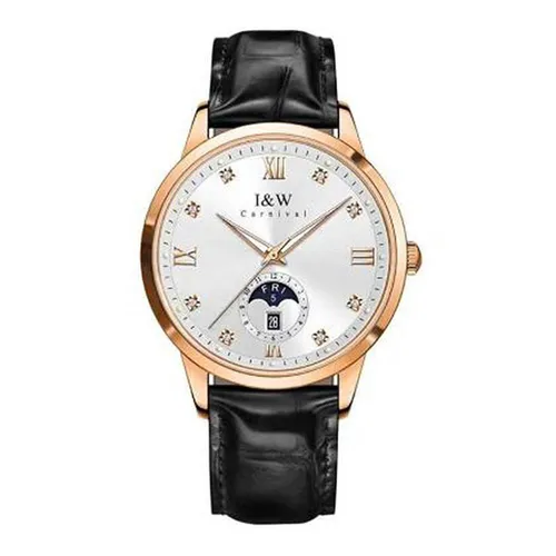 Đồng Hồ Nam I&W Carnival 41mm 55831G-D3 Màu Đen
