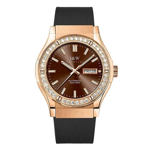 Đồng Hồ Nam I&W Carnival 42mm 55851G2-S12 Màu Vàng Đen