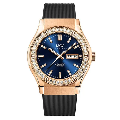 Đồng Hồ Nam I&W Carnival 42mm 55851G2-S8 Màu Vàng Đen