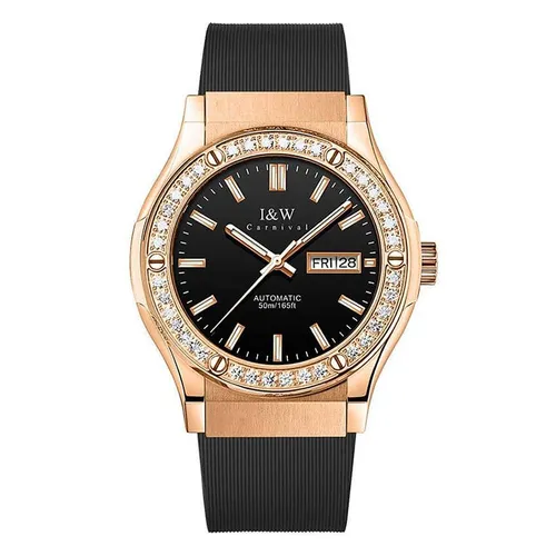 Đồng Hồ Nam I&W Carnival 42mm 55851G2-S9 Màu Vàng Đen