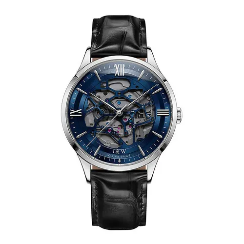 Đồng Hồ Nam I&W Carnival Automatic Watch 523G-D3 Màu Đen/Xanh