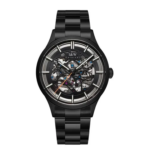 Đồng Hồ Nam I&W Carnival Automatic Watch 588G-T1 Màu Đen