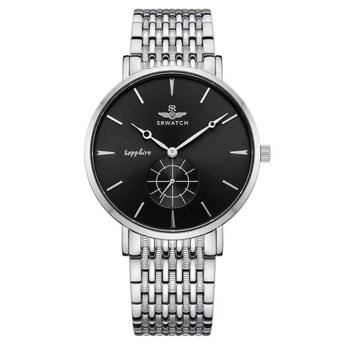 Đồng Hồ Nam Srwatch Timepiece TE SG1077.1101TE Màu Bạc Đen