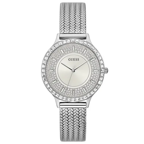 Đồng Hồ Nữ Guess Quartz GW0402L1 Màu Bạc Trắng