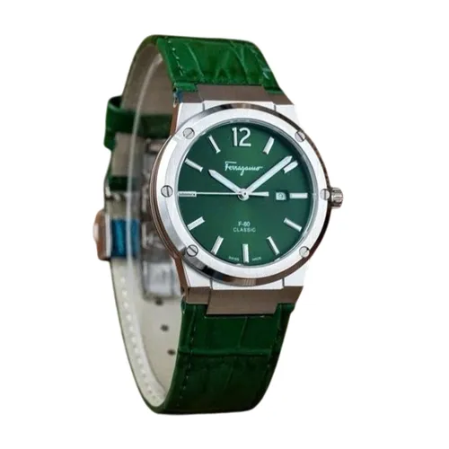 Đồng Hồ Nữ Salvatore Ferragamo F-80 Classics Green Màu Xanh Lá