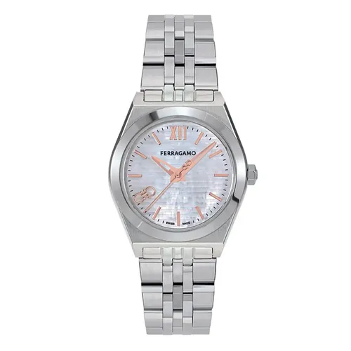 Đồng Hồ Nữ Salvatore Ferragamo Vega 28mm SFKJ00924 Màu Bạc