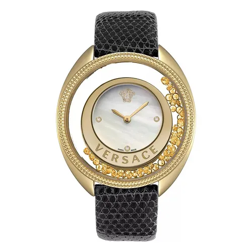 Đồng Hồ Nữ Versace Destiny Precious Watch 36mm Màu Đen - Vàng