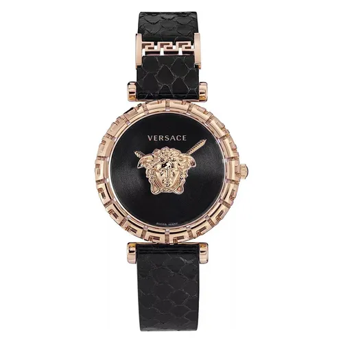 Đồng Hồ Nữ Versace Palazzo Empire Greca Watch 37mm Màu Vàng Đen