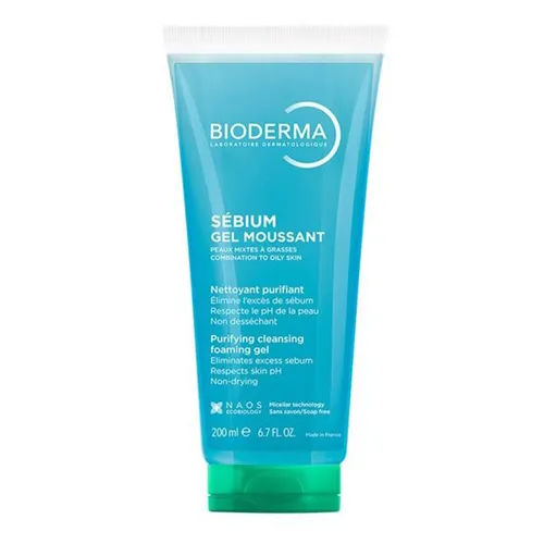 Gel Rửa Mặt Ngăn Ngừa Mụn Bioderma Sebium Gel Moussant 200ml
