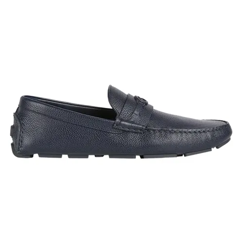 Giày Lười Nam Gucci Moca GG 820658 AAEFR 4009 Màu Xanh Navy Size 40