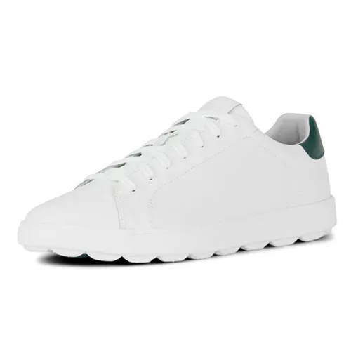 Giày Sneaker Nam Geox Spherica ECUB-1 Pure White Green Màu Trắng Xanh Size 40