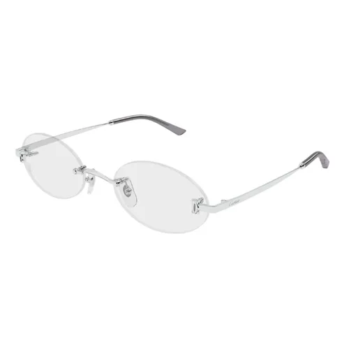 Gọng Kính Nữ Cartier CT0594O 002 Màu Bạc