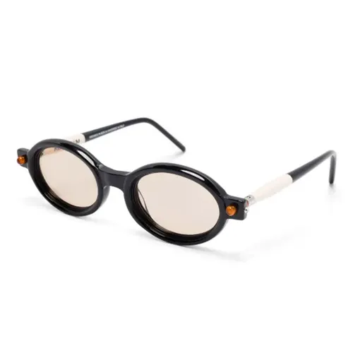 Kính Mát Kuboraum Mask P6 BS Sunglasses Màu Đen/Vàng