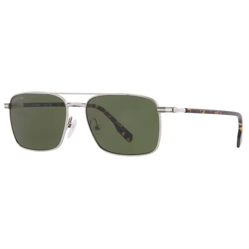Kính Mát Nam Lacoste Green Navigator Men's Sunglasses L264S 045 58 Màu Xanh Green