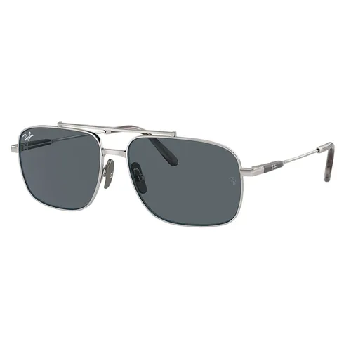 Kính Mát Rayban Michael Titanium Sunglasses RB8096 9209R5 59-15 Màu Xanh Bạc