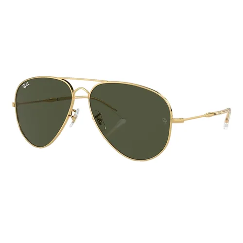 Kính Mát Rayban Old Aviator Polished Arista Gold RB3825 001/31 Màu Xanh Green Size 58