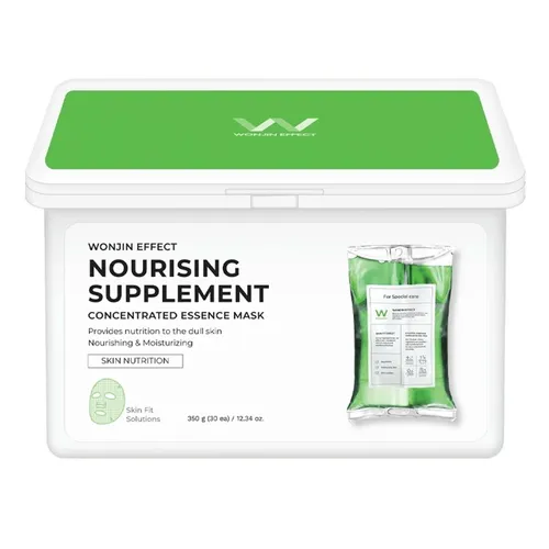 Mặt Nạ Bổ Sung Dưỡng Chất Phục Hồi Da Wonjin Nourising Supplement Concentrated Essence Mask 350g (30 Miếng)