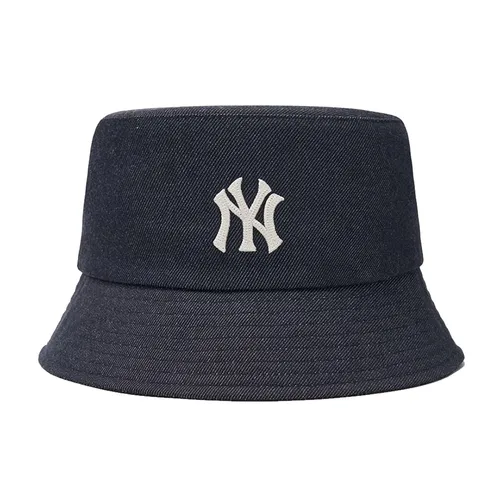 Mũ MLB Basic Denim Bucket Hat NY Yankees 3AHTD014N-50NYD Màu Xanh Đen