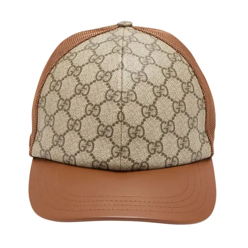 Mũ Nam Gucci GG Monogram Canvas Baseball Beige 820868 4HBEB 9765 Màu Nâu/Be Size S