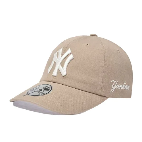 Mũ Unisex MLB Signature Unstructured Ball Cap New York Yankees 3ACPB245N-50SAM Màu Be