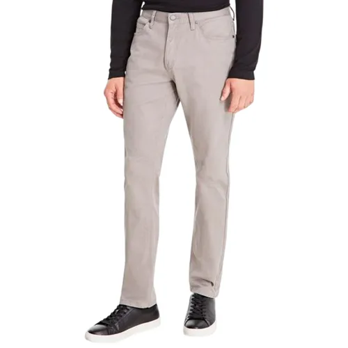 Quần Kaki Nam Alfani Men's Five Pocket Straight Fit Twill Pants Wallstreet Grey 100143935MN Màu Xám Size 32