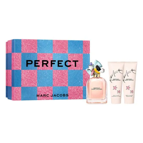 Set Nước Hoa Nữ Marc Jacobs Perfect EDP 100ml + Lotion Body 75ml + Shower Gel 75ml (3 Món)