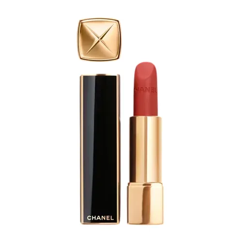 Son Lì Chanel Rouge Allure Velvet Limited Edittion Matte Lipstick With Radiant 487 See You At 5 Màu Đỏ Cam