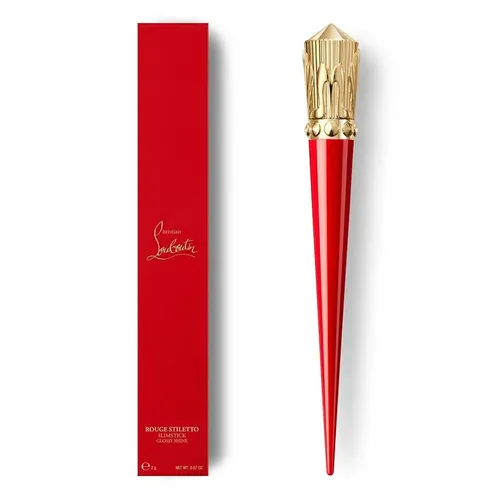 Son Lì Christian Louboutin Rouge Stiletto Glossy Shineshine Lipstick Private Red 111S Màu Đỏ Hồng