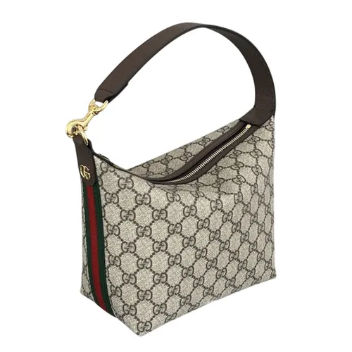 Túi Xách Tay Nữ Gucci Ophidia Ophidia Super Mini Beige Màu Beige