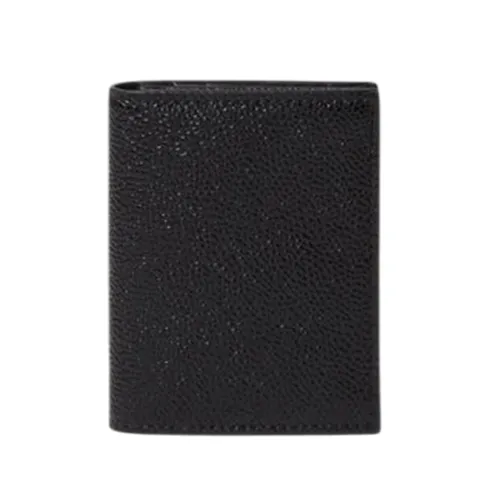 Ví Nam Thom Browne Pebble Grain Double Card Holder MAW021L-00198-001 Màu Đen