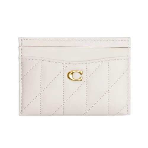 Ví Nữ Coach Essential Card Case With Pillow Quilting CM434 Màu Trắng