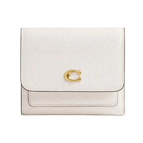 Ví Nữ Coach Mila Small Flap Wallet CAO13 Màu Trắng
