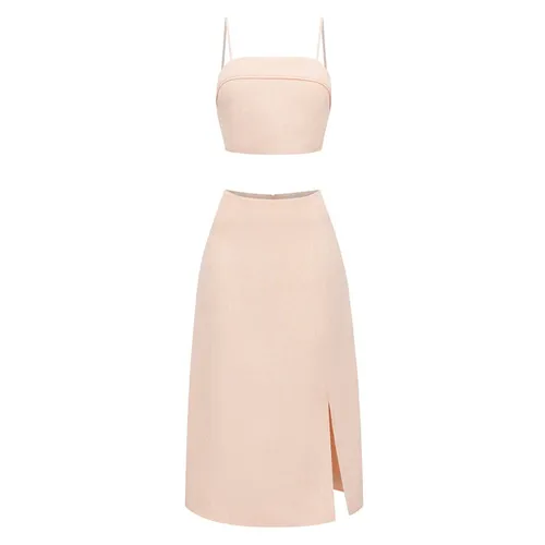 Áo Hai Dây Nữ F2 Fashion & Freedom Women AK615-CN-S-1223 Màu Cam Nhạt Size S