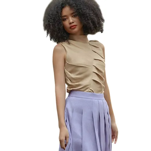 Áo Kiểu Nữ F2 Fashion & Freedom Into The Wood AK625-KEM BE-S-0524 Màu Kem Be Size S