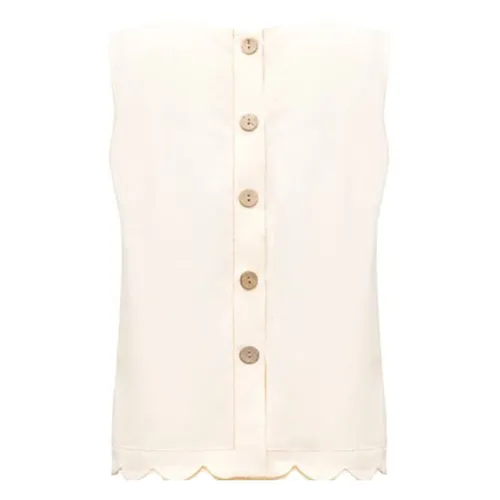 Áo Kiểu Nữ F2 Fashion & Freedom Linen AK519-S-0622 Màu Be Nhạt Size S