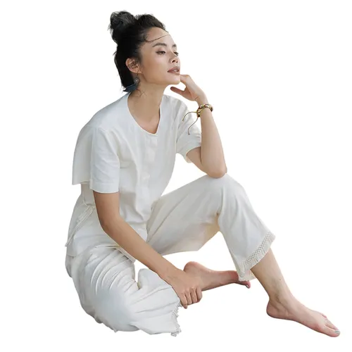 Áo Kiểu Nữ F2 Fashion & Freedom White Linen Blouse Back To Nature AK418-T-S-0720 Màu Trắng Size S